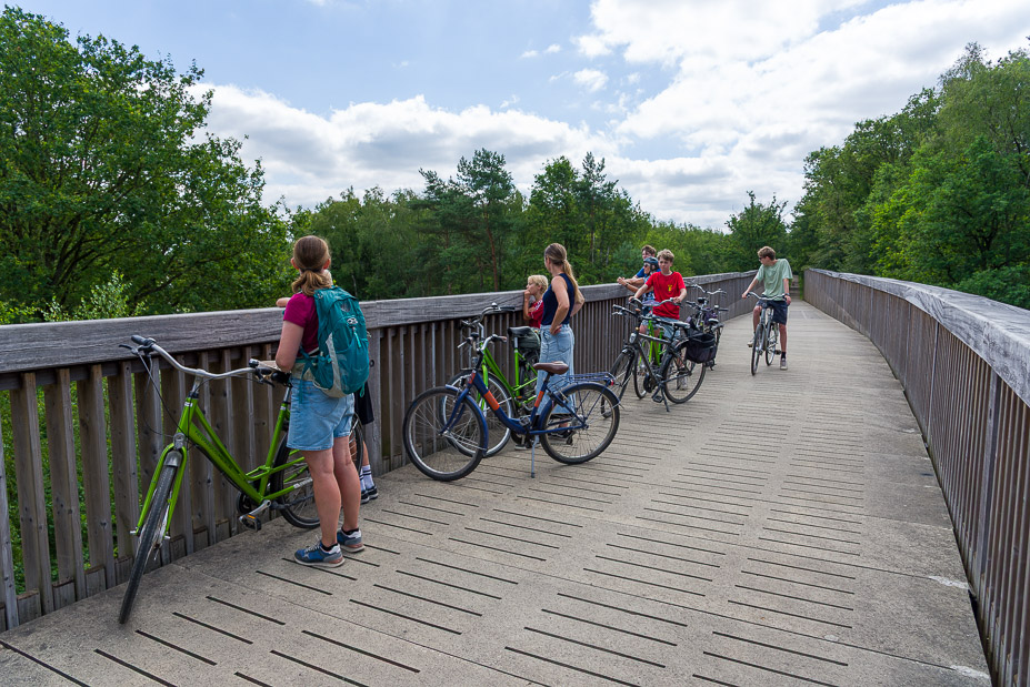Fietsen door de heide