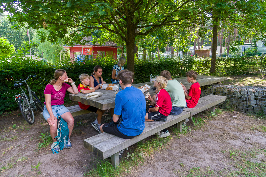 Fietsen door de heide